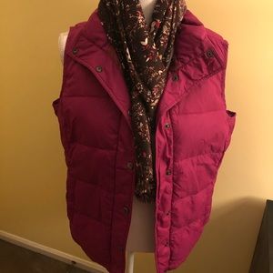 Lands end down vest